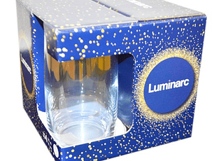 CONJ. 4 COPOS 33 CL SHINY GOLD - LUMINARC