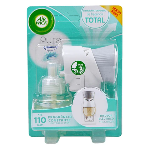 AIR WICK DIFUSOR + RECARG.PURE NENUCO 19ML