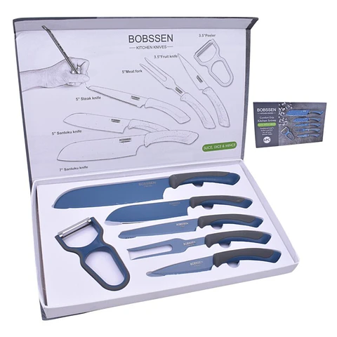 SET 5 FACAS+DESCASCADOR 2830-046B