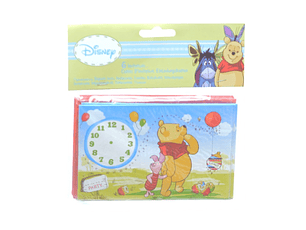 CONVITES WINNIE POOH 6UNI	