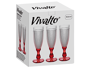 CONJ. 6 COPOS FLUTE 18CL