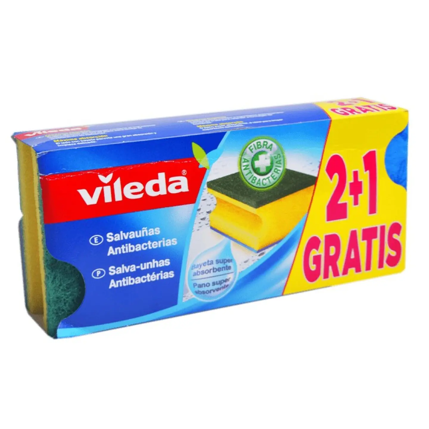 ESFREGAO SALVAUNHAS VILEDA 2 + 1 UNI 1