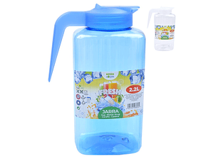 JARRO PLASTICO C/ TAMPA 2,2L
