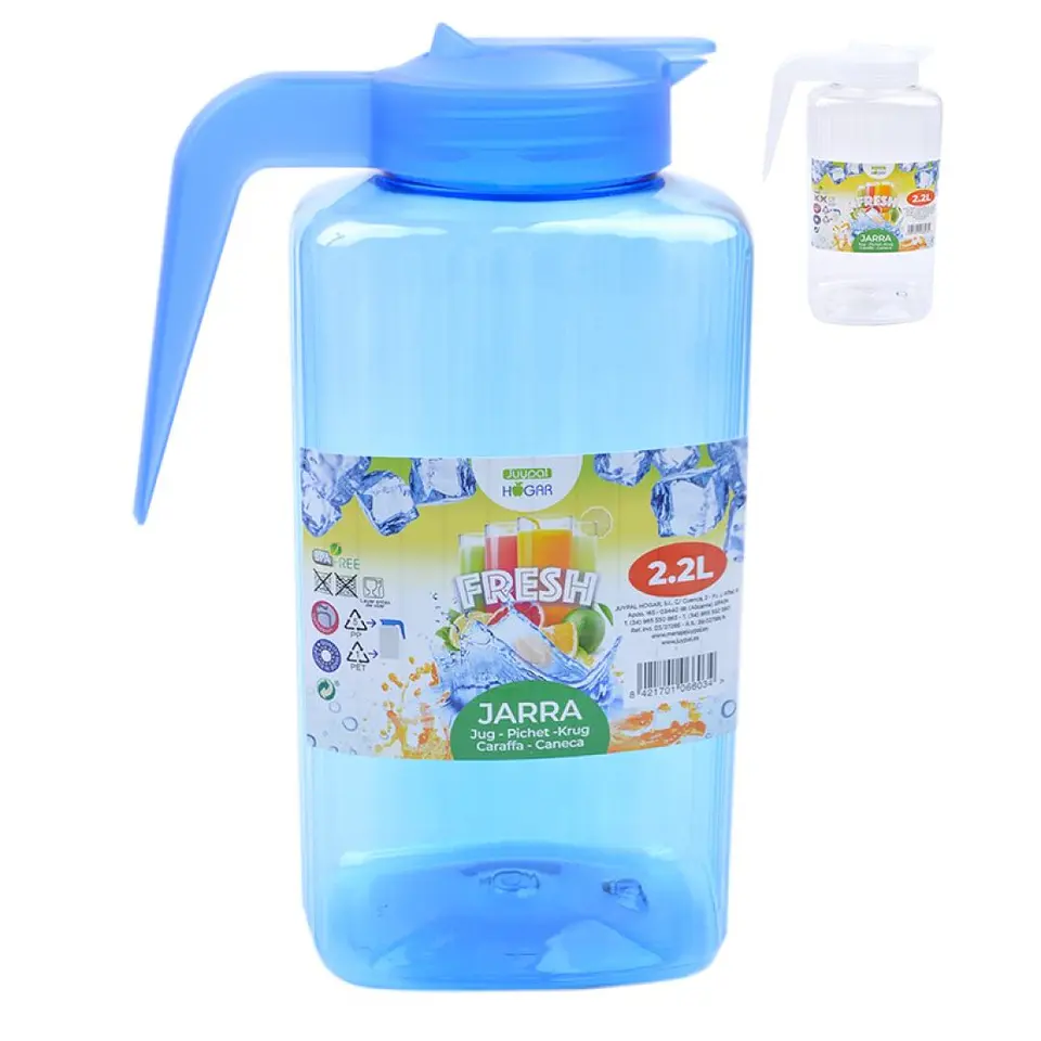 JARRO PLASTICO C/ TAMPA 2,2L 1