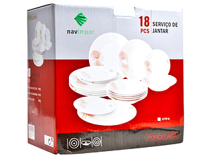 SERVIÇO JANTAR 18PÇS