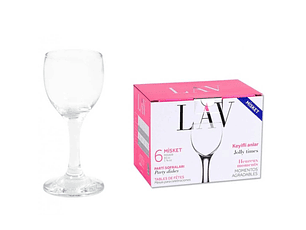 CONJ. 6 COPOS LICOR 55CC MISKET