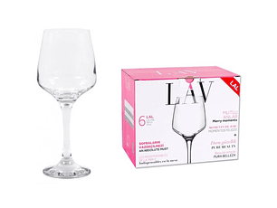COPOS VINHO CONJ. 6) 295CC LAL