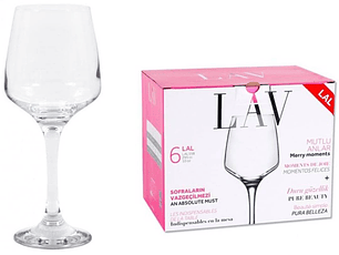 COPOS VINHO CONJ. 6) 295CC LAL