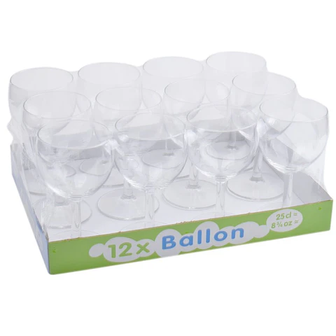 CONJ. 12 COPOS BALLON 25CL