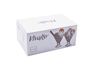 CONJUNTO 6 TAÇAS GELADO FLOR 30CL