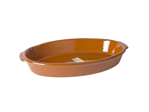 BARRO ASSADEIRA OVAL 35X20CM