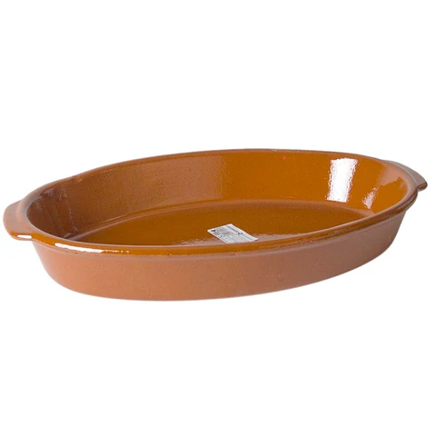 BARRO ASSADEIRA OVAL 35X20CM