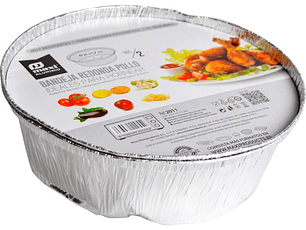 EMBALAGEM ALUMINIO ALIMENTOS 210X57MM 2UNI