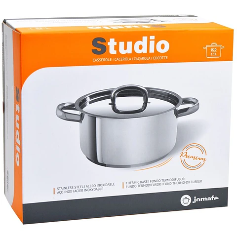 CAÇAROLA JOMAFE AÇO INOX 20