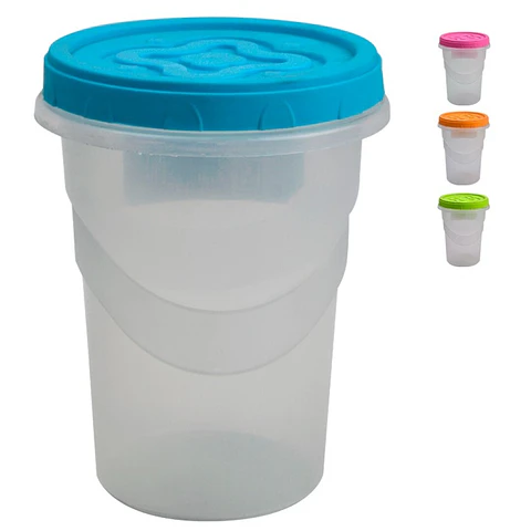 FRASCO PLASTICO C/ TAMPA 0.9L