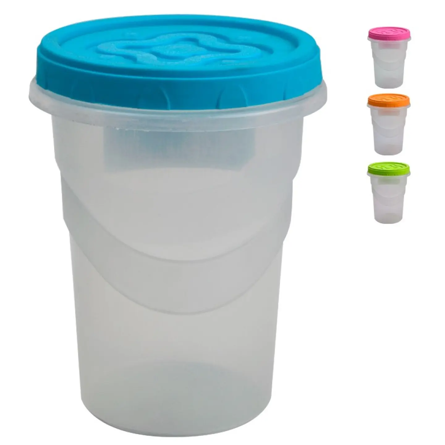 FRASCO PLASTICO C/ TAMPA 0.9L 1