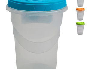 FRASCO PLASTICO C/ TAMPA 0.9L