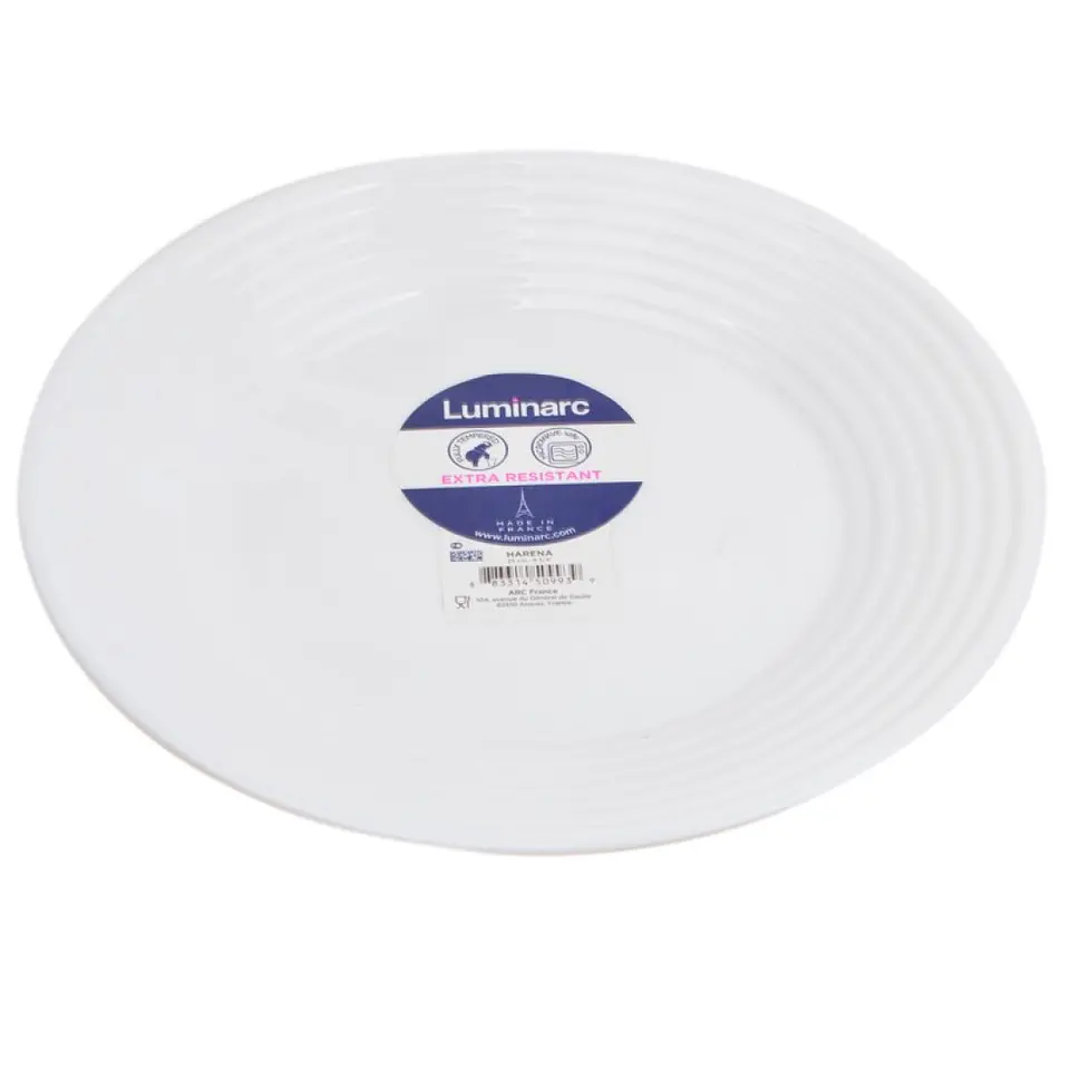 PRATO RASO HARENA 25CM - LUMINARC 1