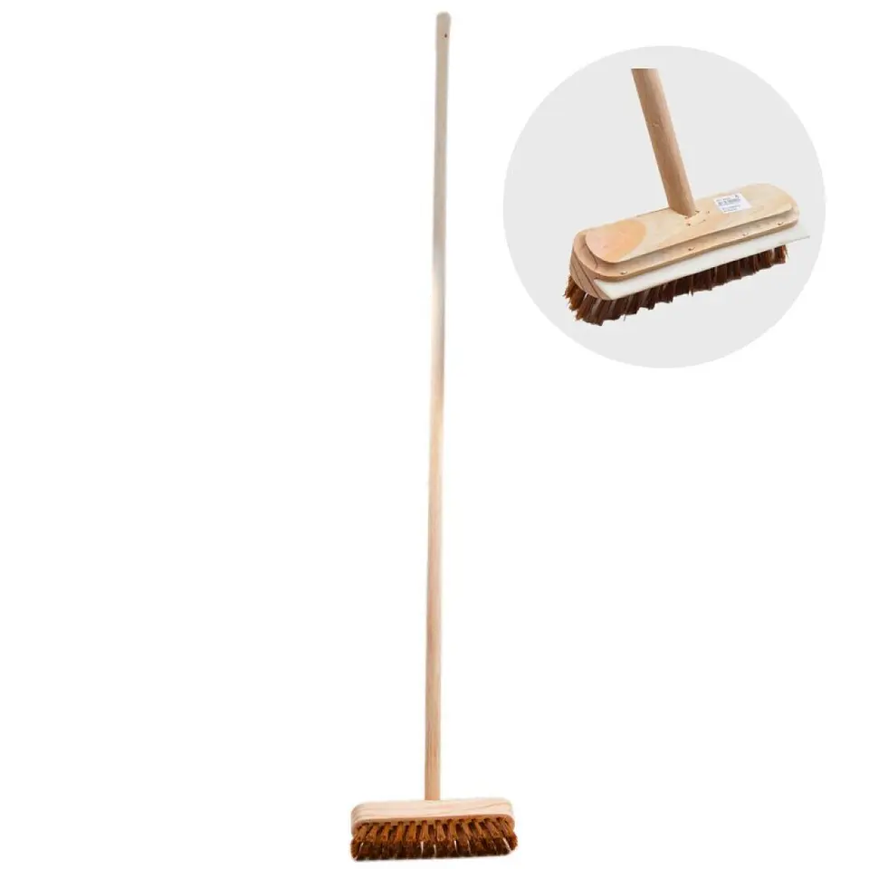 ESCOVA CHAPUZ NYLON C/ BORRACHA 1