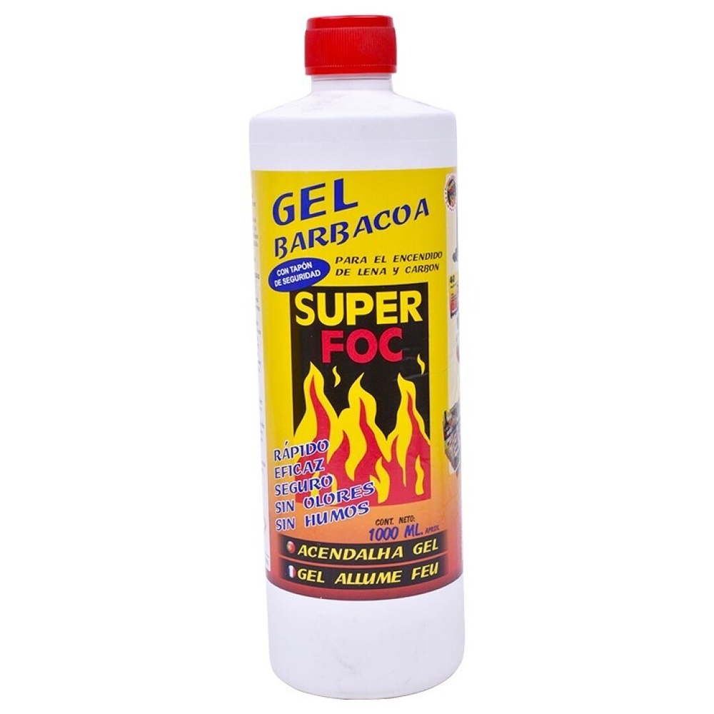 GEL SUPER FOC 1000ML P/LAREIRAS