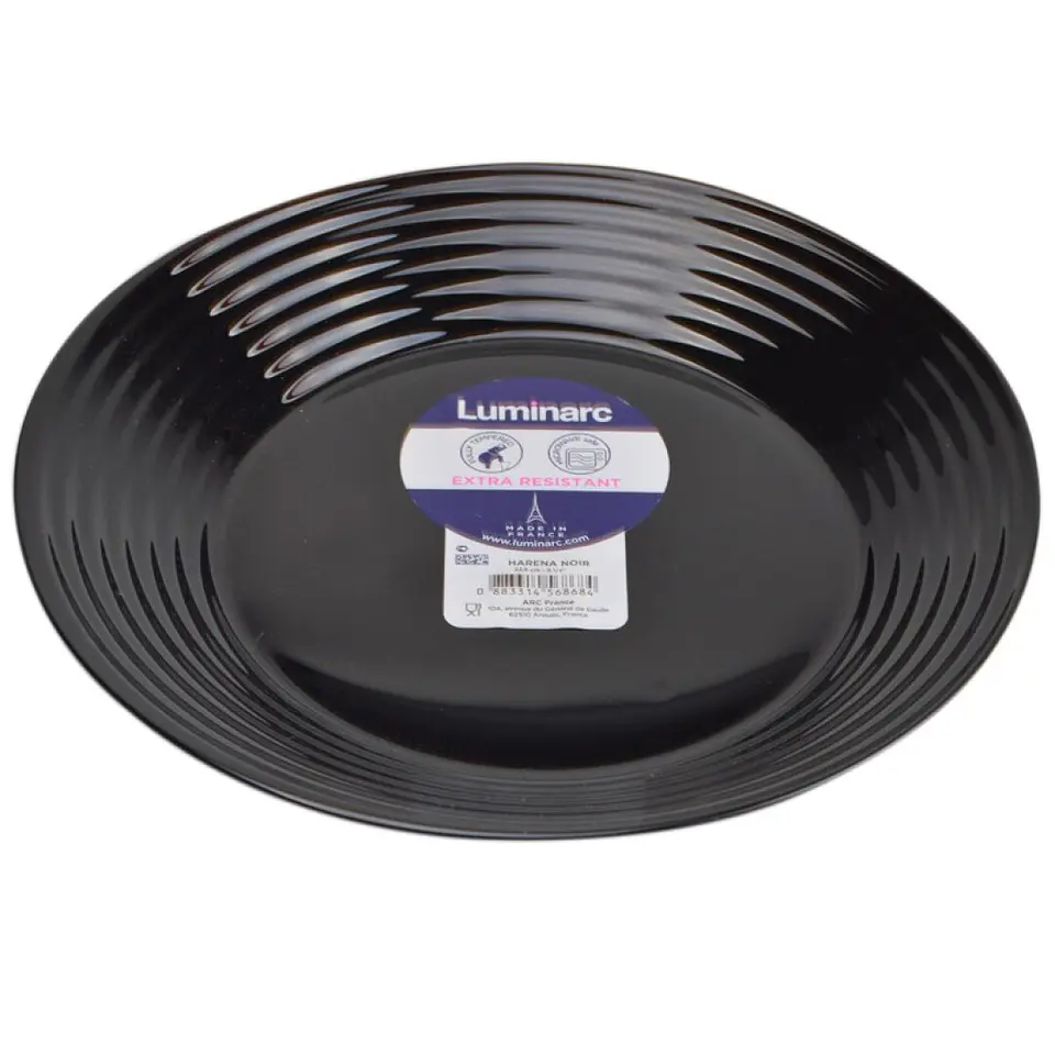 PRATO SOPA HARENA PRETO 23,5CM - LUMINARC 1