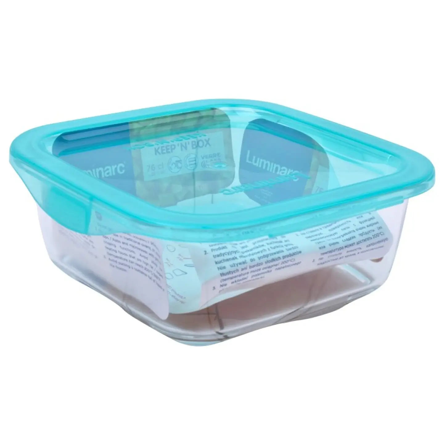 TAÇA LUMINARC 76CL QUAD. 130X60MM 1