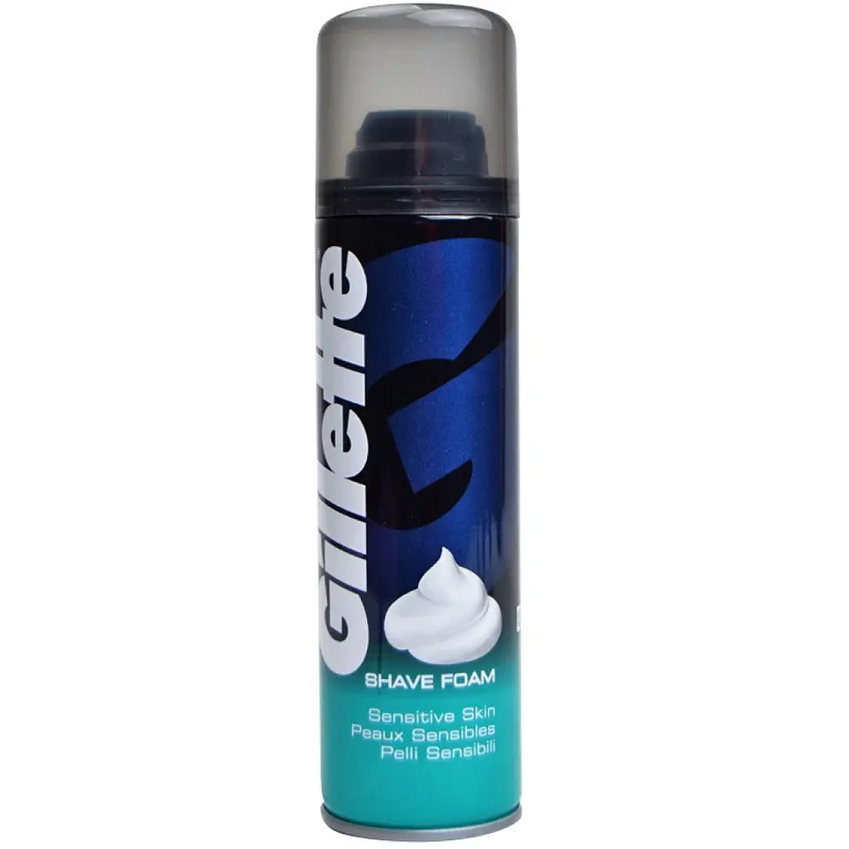 GILLETTE ESPUMA BARBEAR P. SENSIVEL 200ML 1