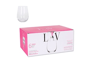 CONJ. 6 COPOS LAV GAIA 590CC