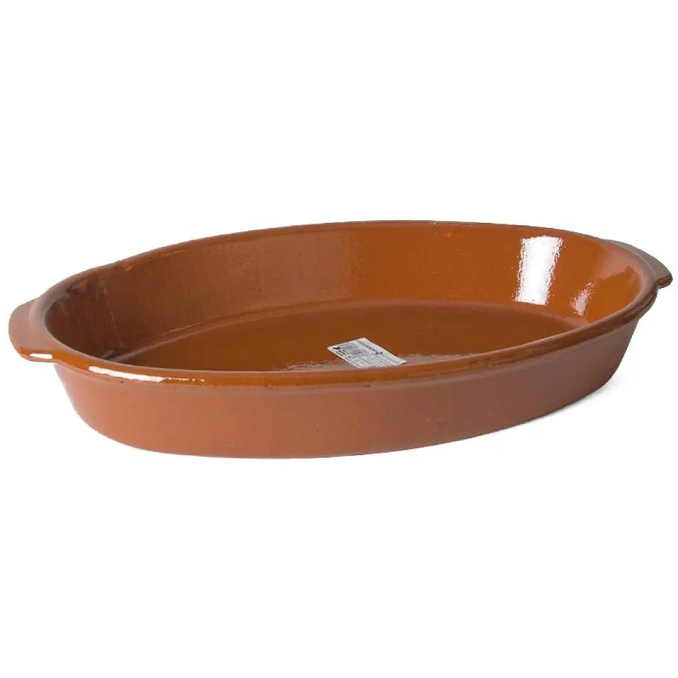 ASSADEIRA BARRO OVAL 41X26CM 1