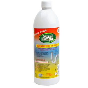 DESENTUPIDOR CANOS LIQUIDO 1L MAXILIMPA