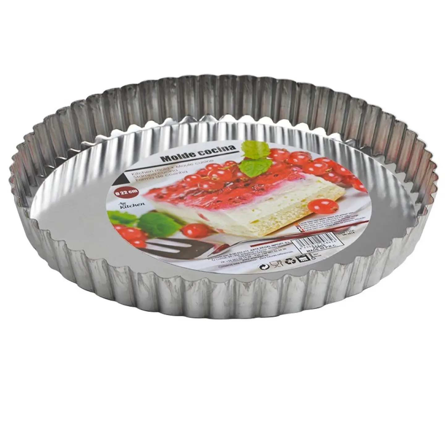 FORMA TARTE METAL 22CM  1
