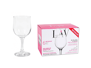 CONJ. 6 COPOS AGUA 320CC NEVAKAR