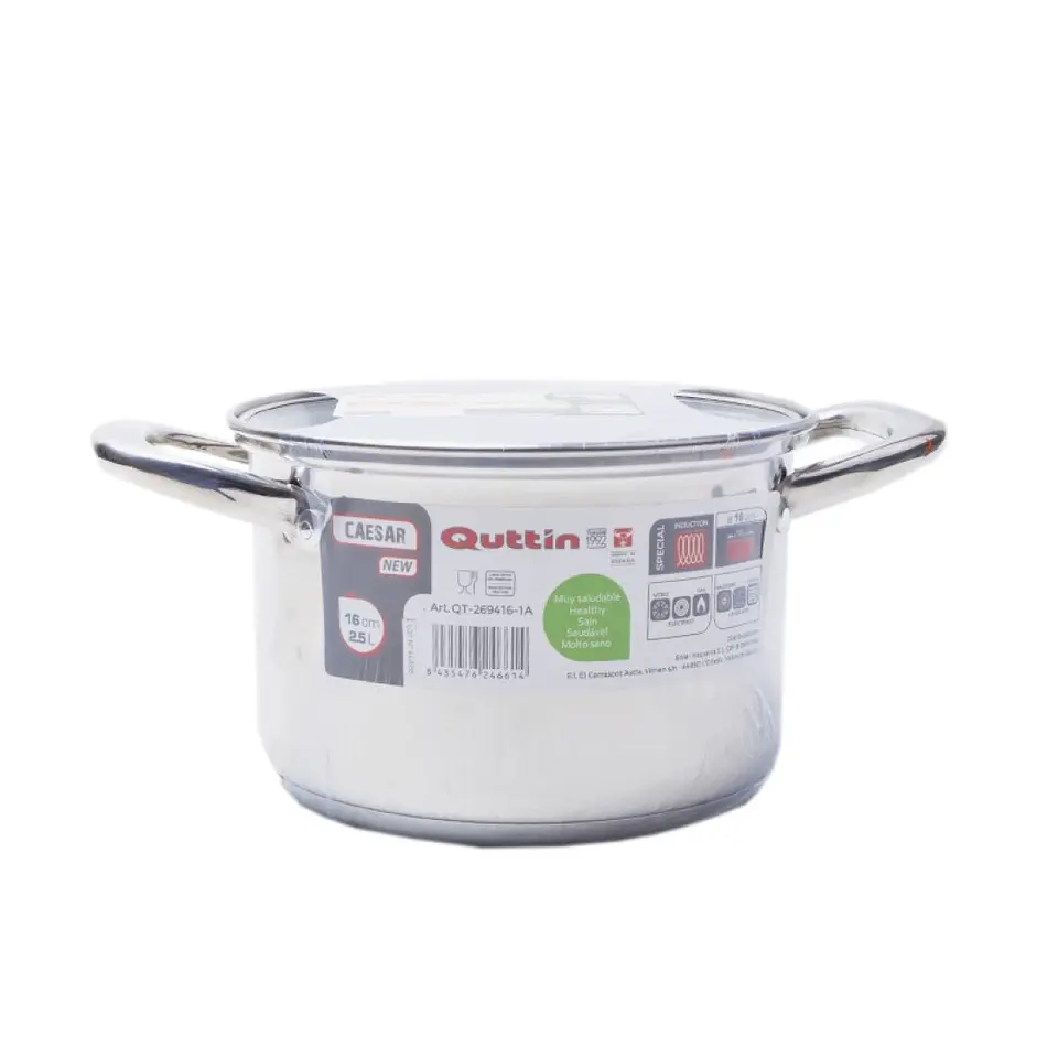 PANELA INOX INDUÇAO 16CM  1