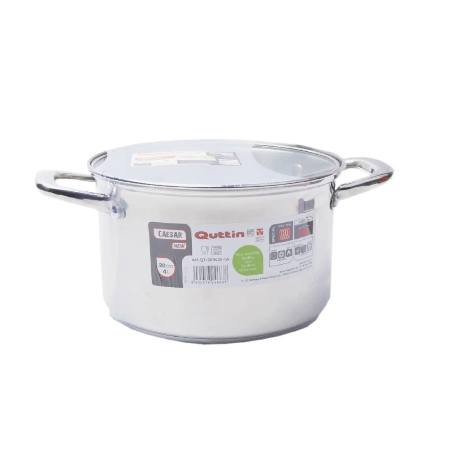 PANELA INOX INDUÇAO 20CM 1