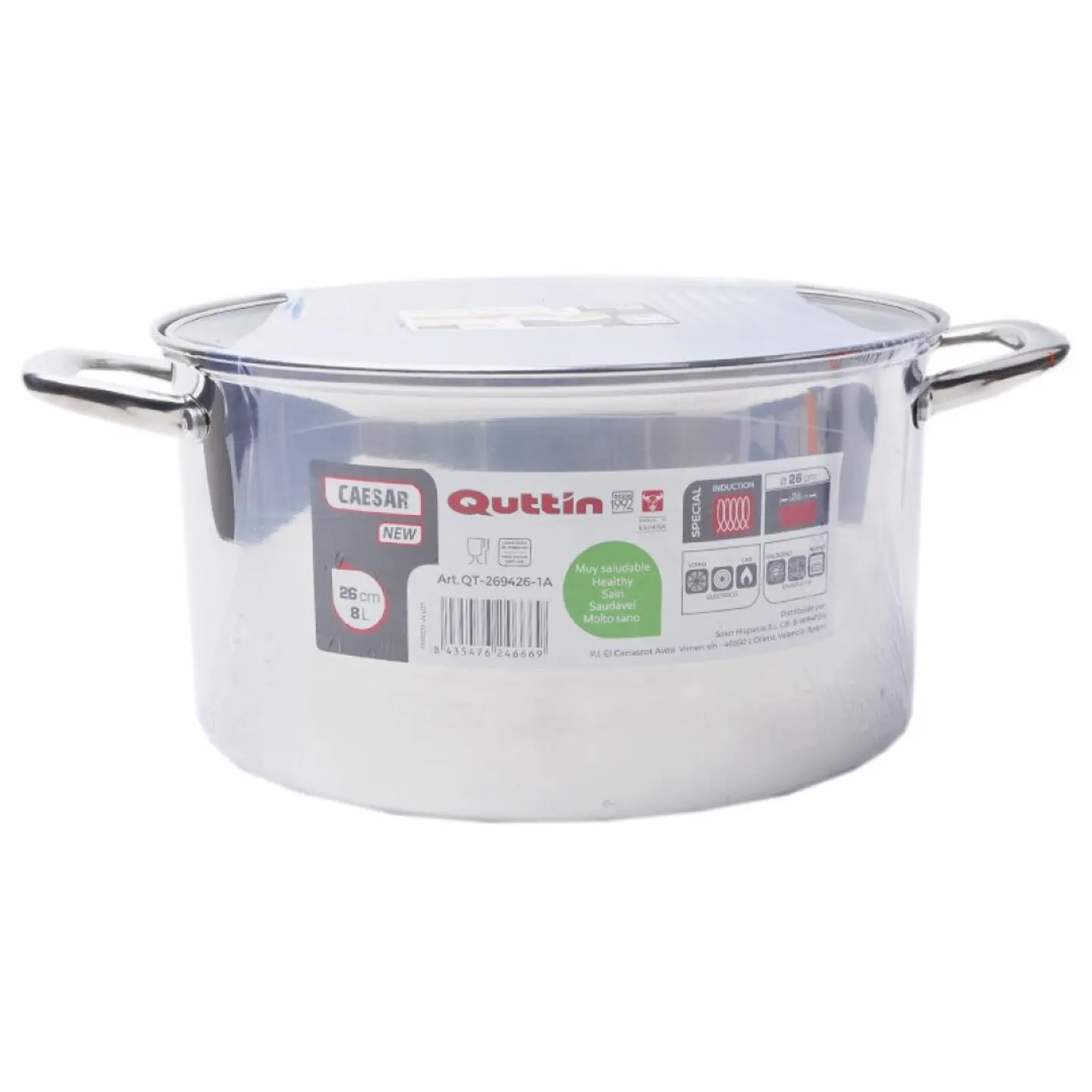 PANELA INOX INDUÇAO 26CM 1