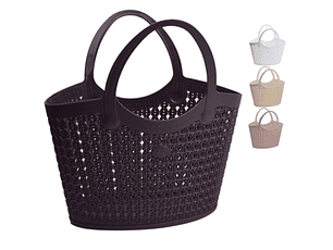 BOLSA COMPRAS PLAST C/ASAS 5.5L R8416