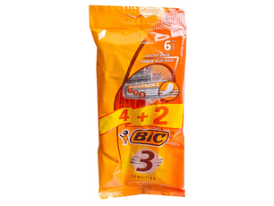 MAQ. BARBEAR BIC SENSITIVE 3 4+2UNI