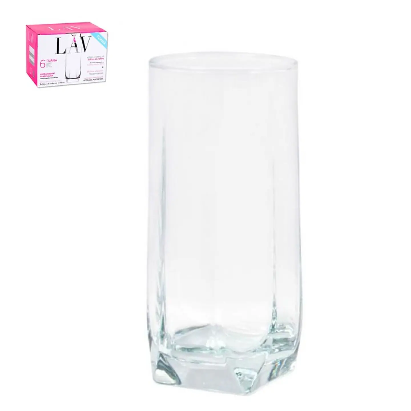 CONJ. 6 COPOS REFRESCO 330CC TUANA 1