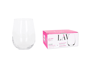 CONJ. 6 COPOS LAV GAIA 475CC