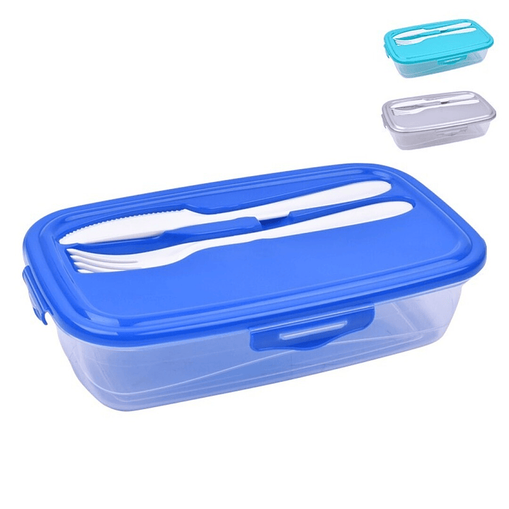 CAIXA PLASTICO C/ TALHERES 1L 17347 1