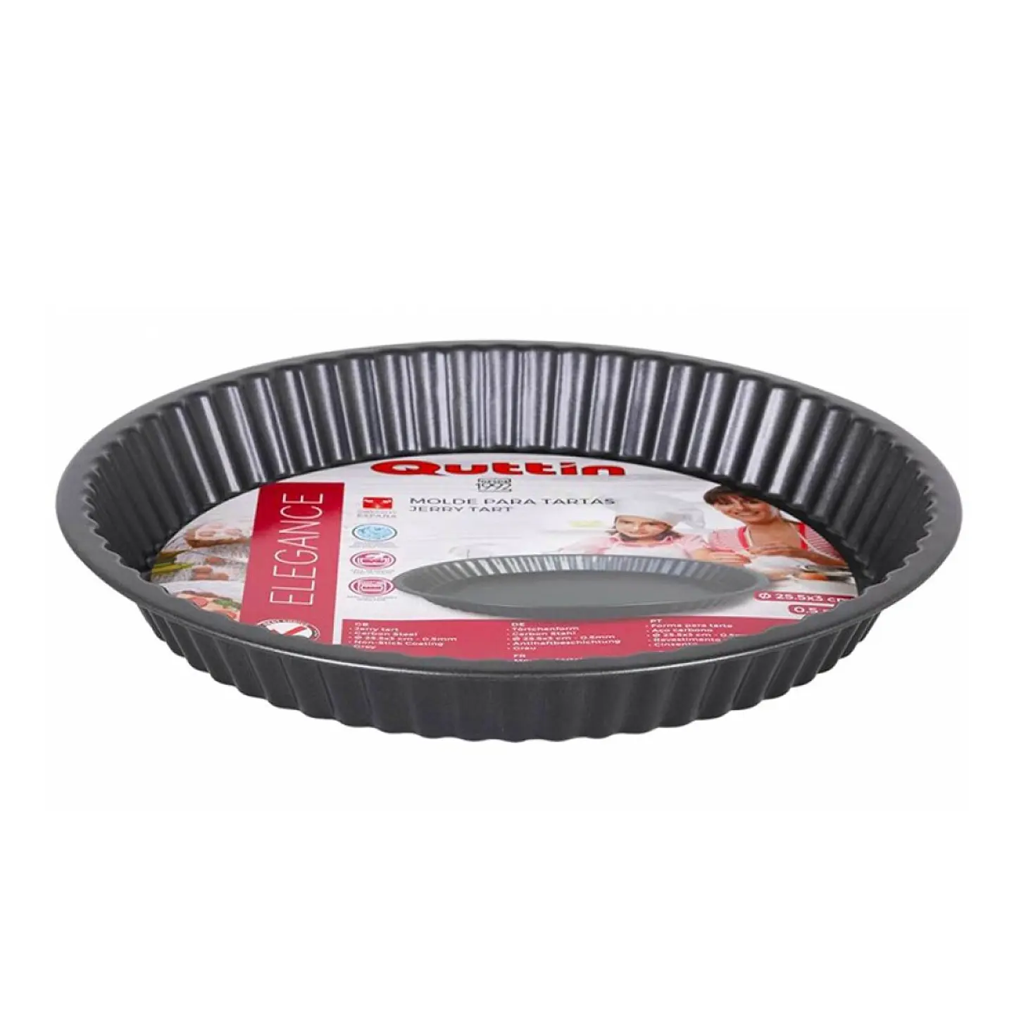 FORMA P/TARTES RED.25,5X3CM QUTTIN 1