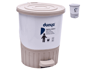 BALDE LIXO C/PEDAL+CESTO INT. 1070