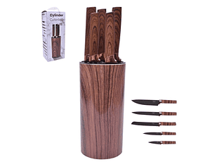 SET 5 FACAS+SUPORTE 2380-058-B