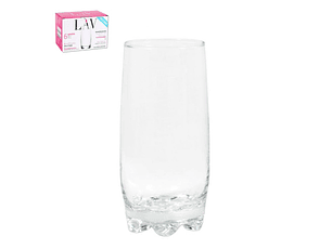 CONJ. 6 COPOS REFRESCO 390CC ADORA