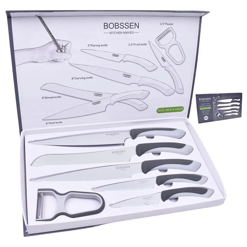 SET 5 FACAS+DESCASCADOR 2830-047A 1