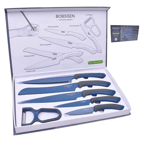SET 5 FACAS+DESCASCADOR 2830-047B