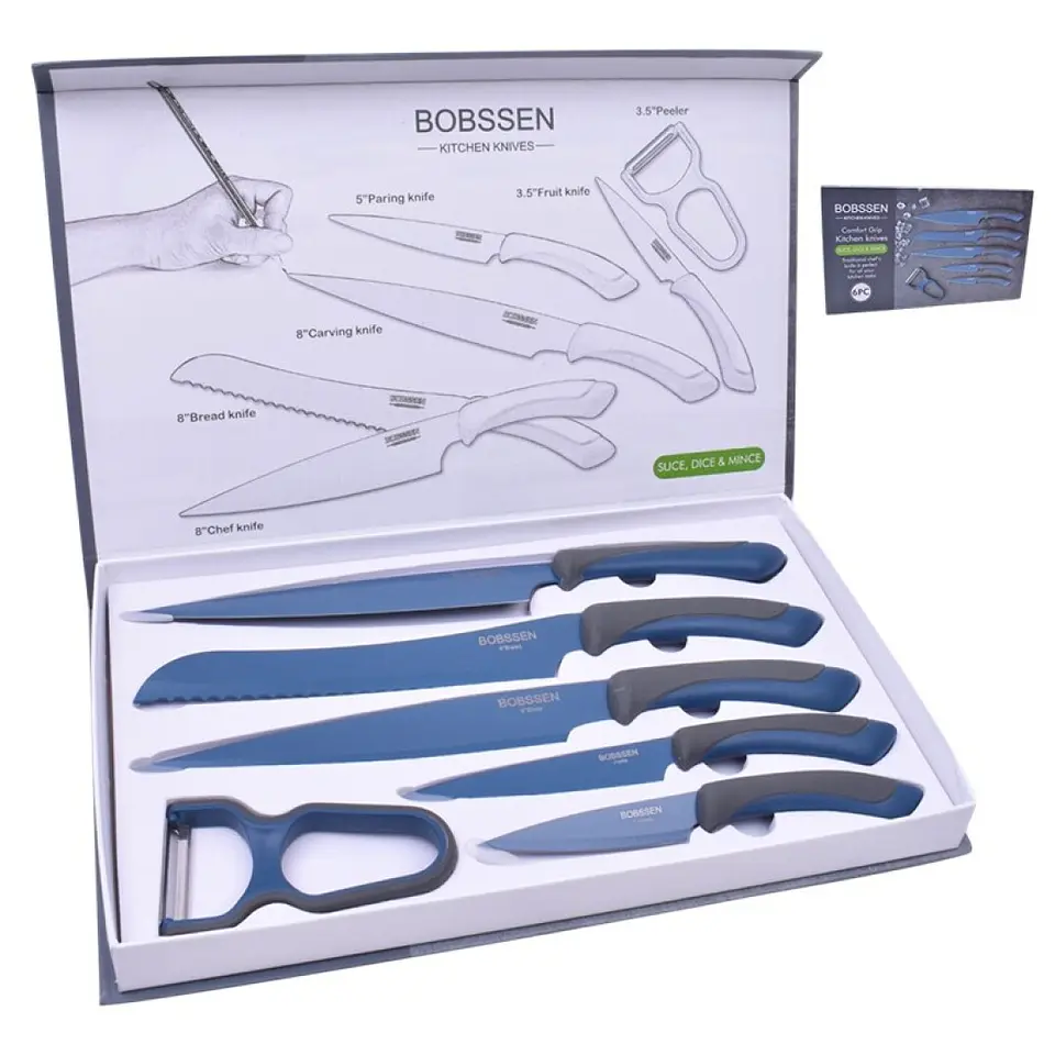SET 5 FACAS+DESCASCADOR 2830-047B 1