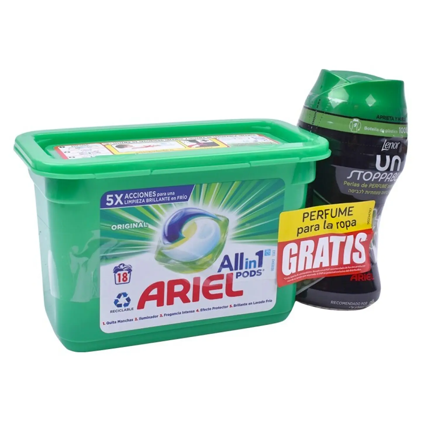 ARIEL PACK DT CAPSULAS 18UNI/PEROL PER 1