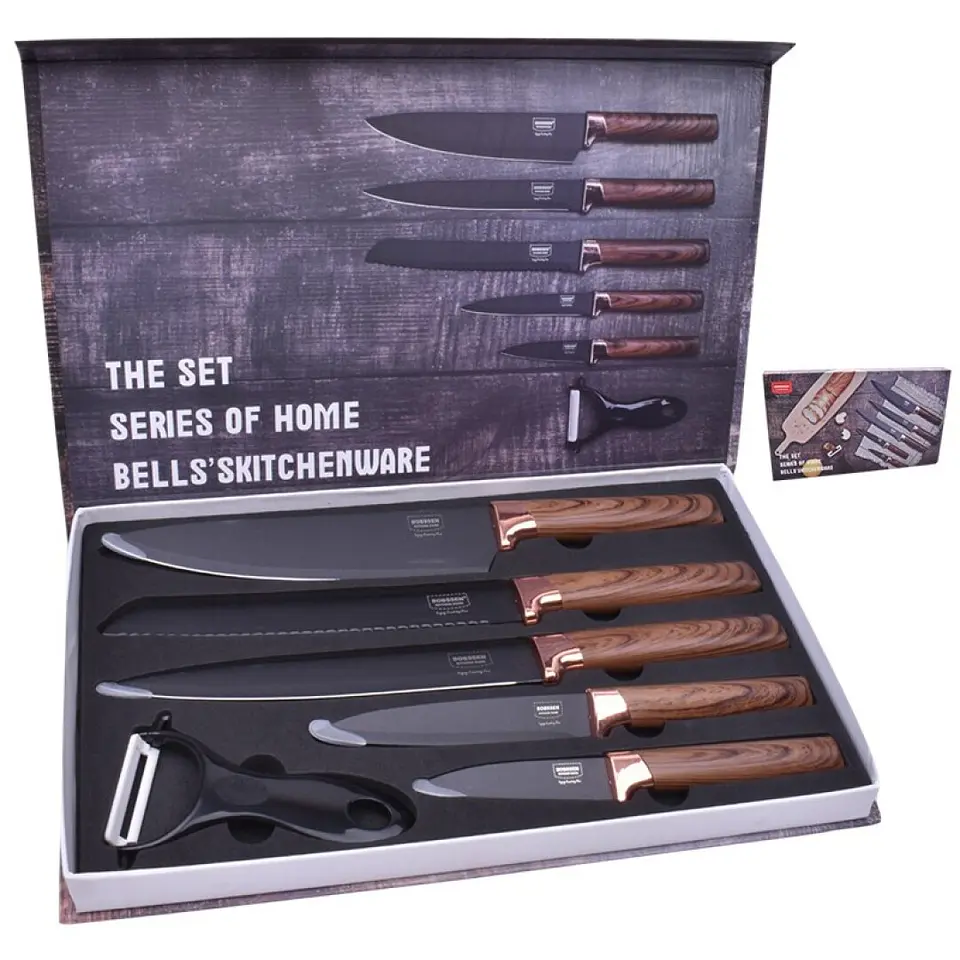 SET 4 FACAS+DESCASCADOR 2830-052 1