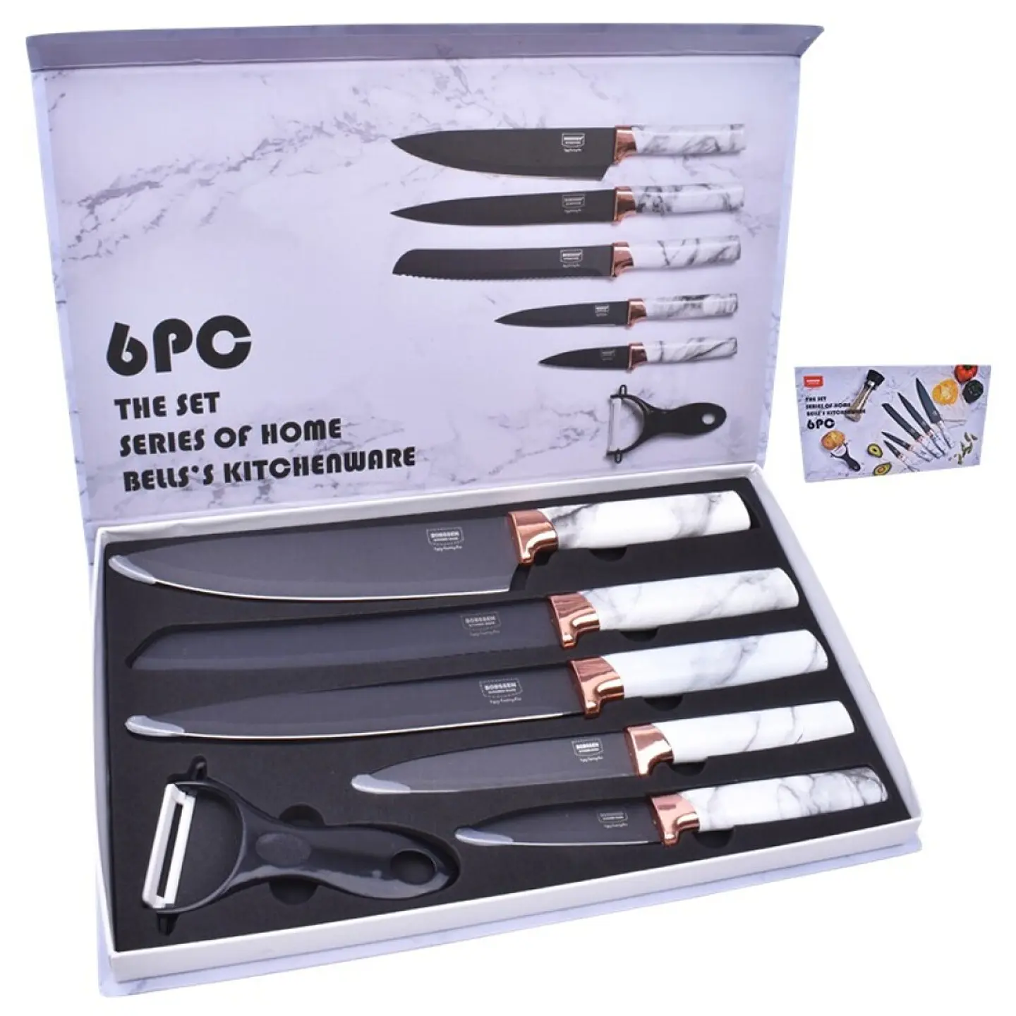 SET 5 FACAS+DESCASCADOR 2830-053 1